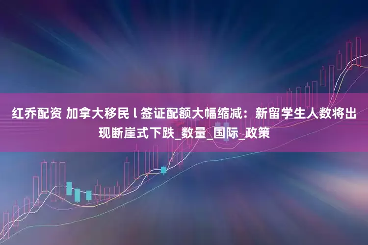 红乔配资 加拿大移民 l 签证配额大幅缩减：新留学生人数将出现断崖式下跌_数量_国际_政策