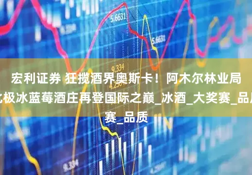 宏利证券 狂揽酒界奥斯卡！阿木尔林业局北极冰蓝莓酒庄再登国际之巅_冰酒_大奖赛_品质